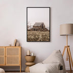 Abandoned Ranch Rustic Landscape Canvas Print