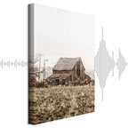 Abandoned Ranch Rustic Landscape Canvas Print