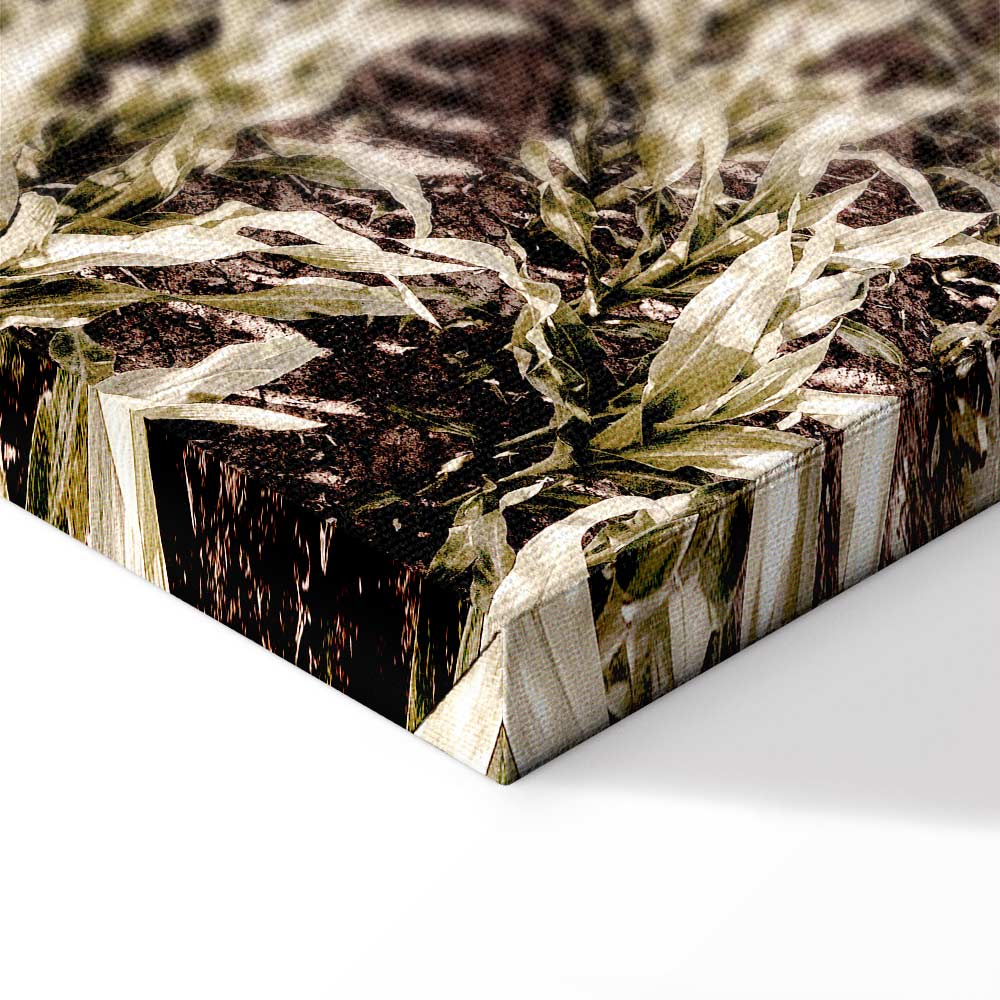 Corn Field Landscape Vertical Canvas Print