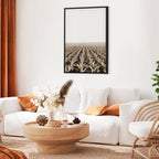 Corn Field Landscape Vertical Canvas Print