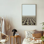 Corn Field Landscape Vertical Canvas Print
