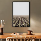 Corn Field Landscape Vertical Canvas Print