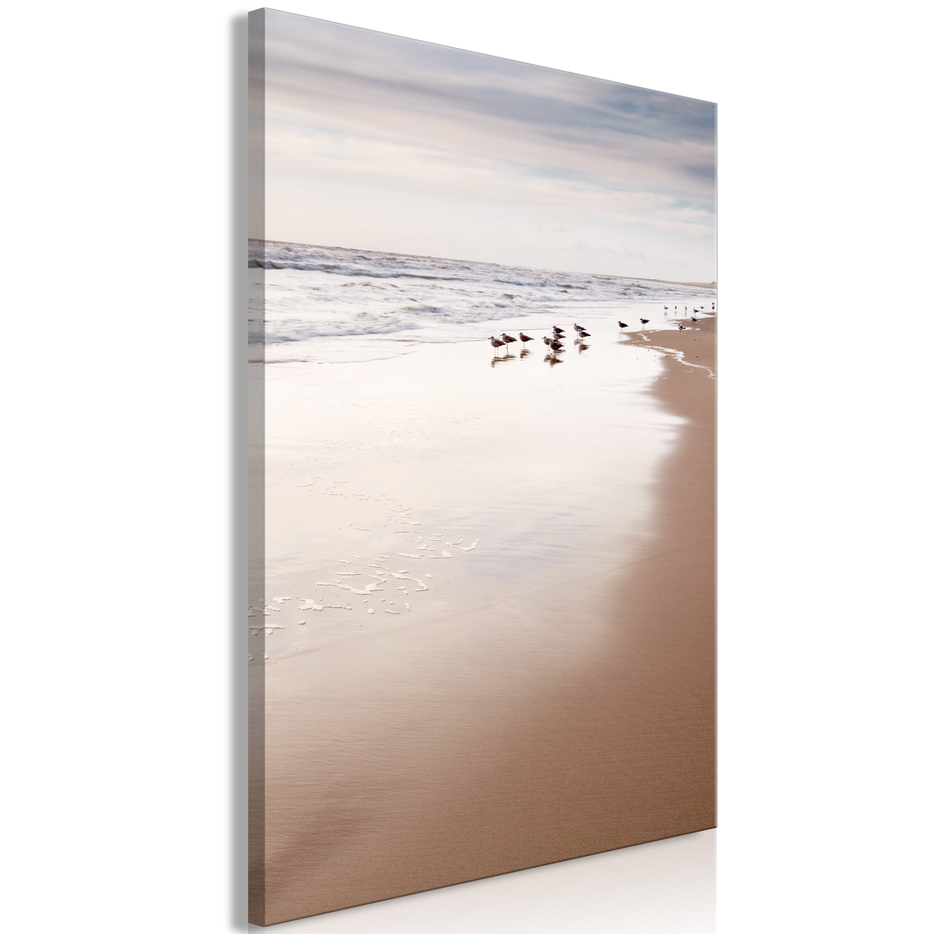 Canvas Print Autumn Beach Vertical (1 Part)