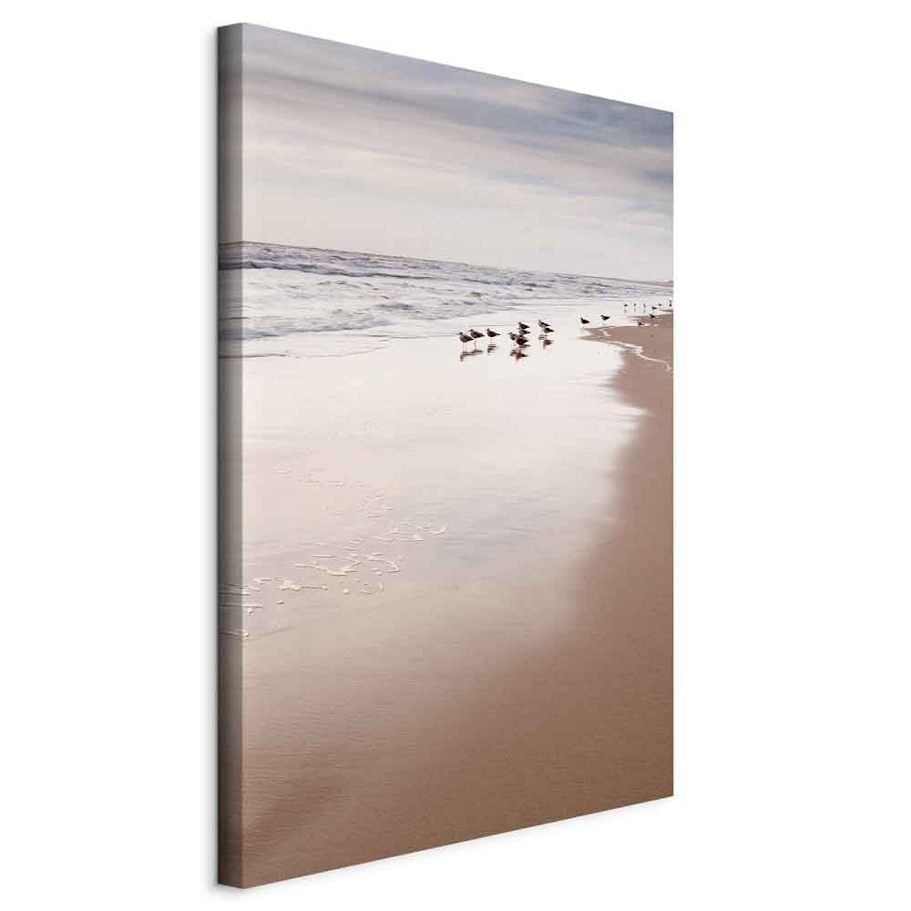 Autumn Beach Coastline Landscape Canvas Print