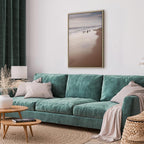 Autumn Beach Coastline Landscape Canvas Print