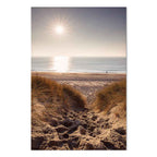 Honey Coast Sea and Sand Vertical Canvas Print