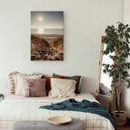 Honey Coast Sea and Sand Vertical Canvas Print