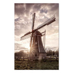 Windmill Sky Landscape Canvas Print