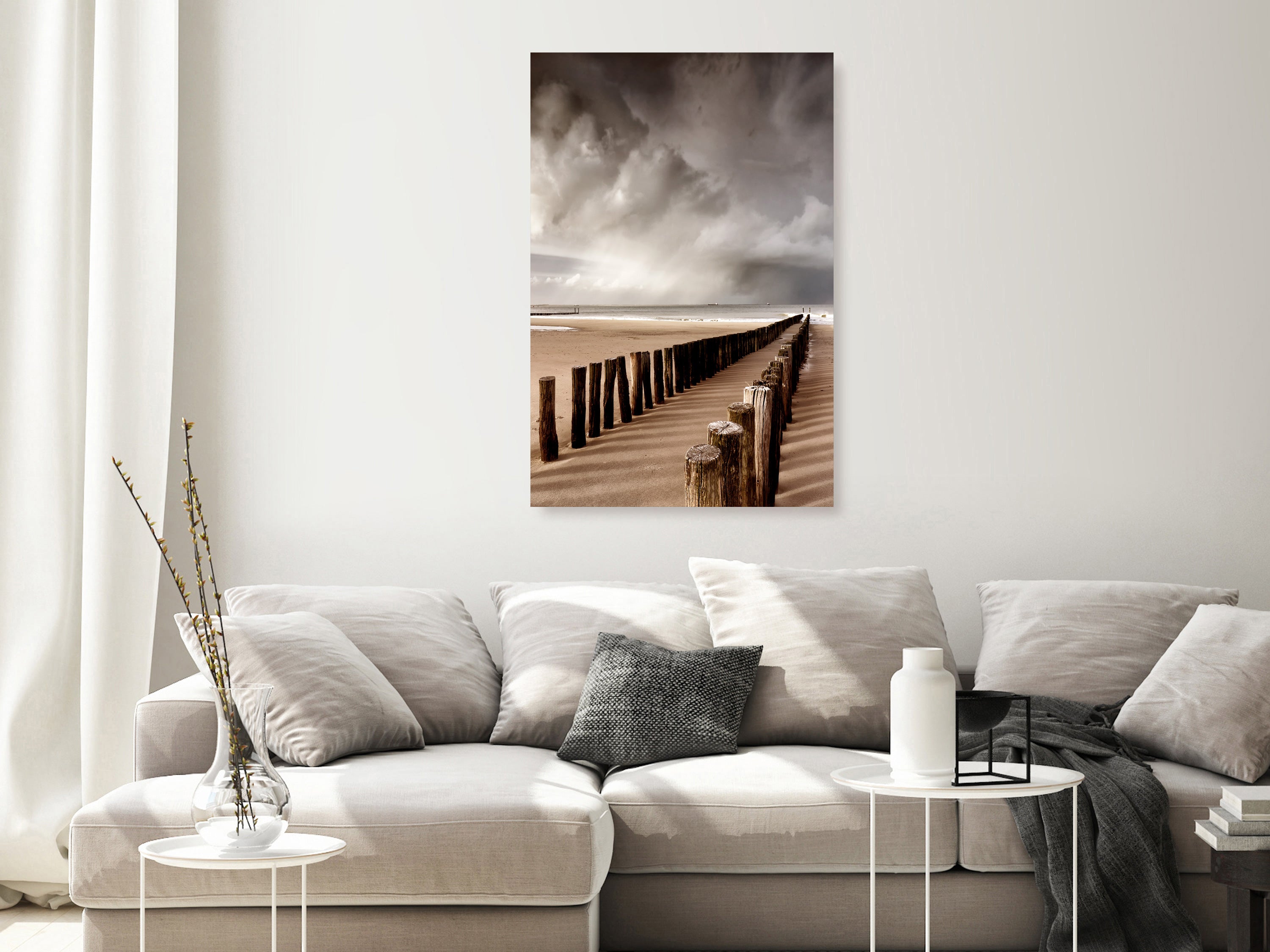 Canvas Print Vertical Prospect of Hope 1 Part