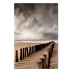 Stormy Sea Horizon Landscape Canvas Print
