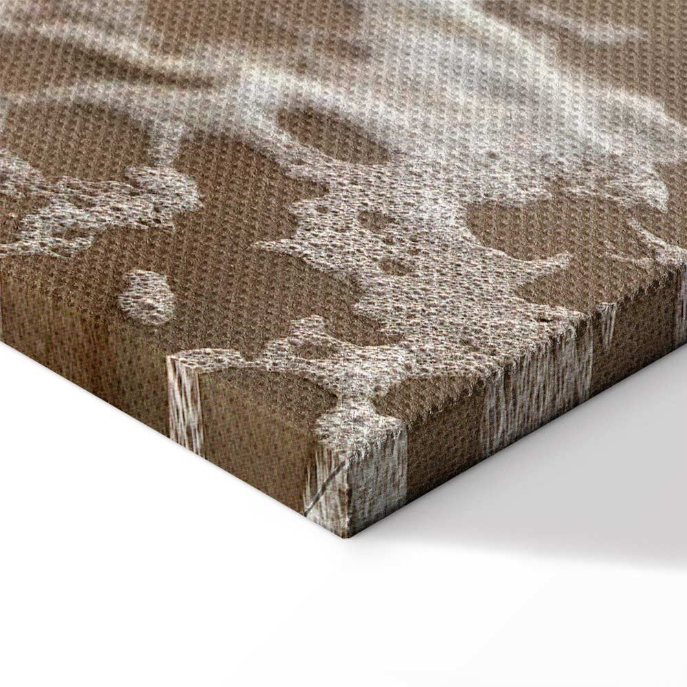 Sea Waves Cloudscape Vertical Canvas Print