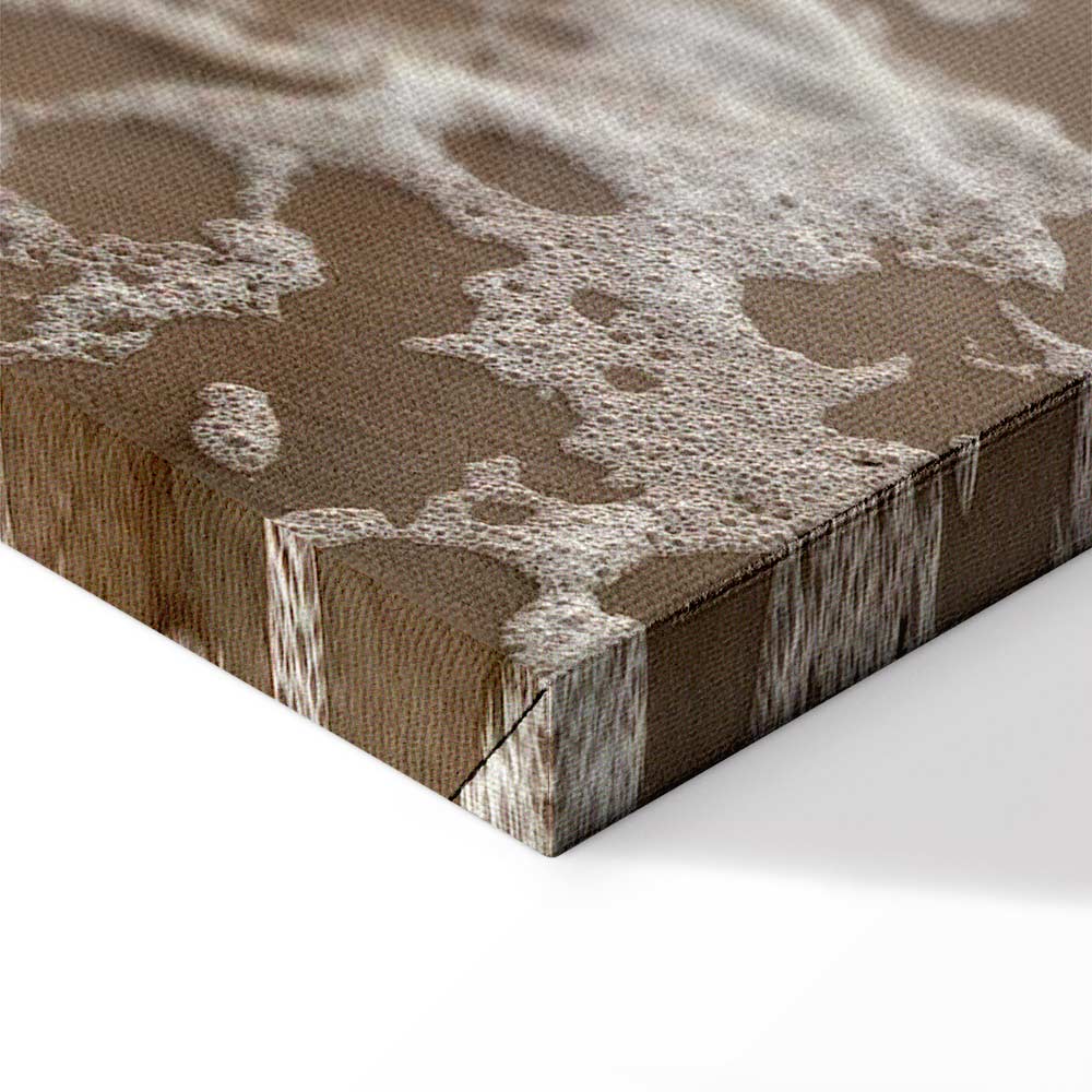 Sea Waves Cloudscape Vertical Canvas Print