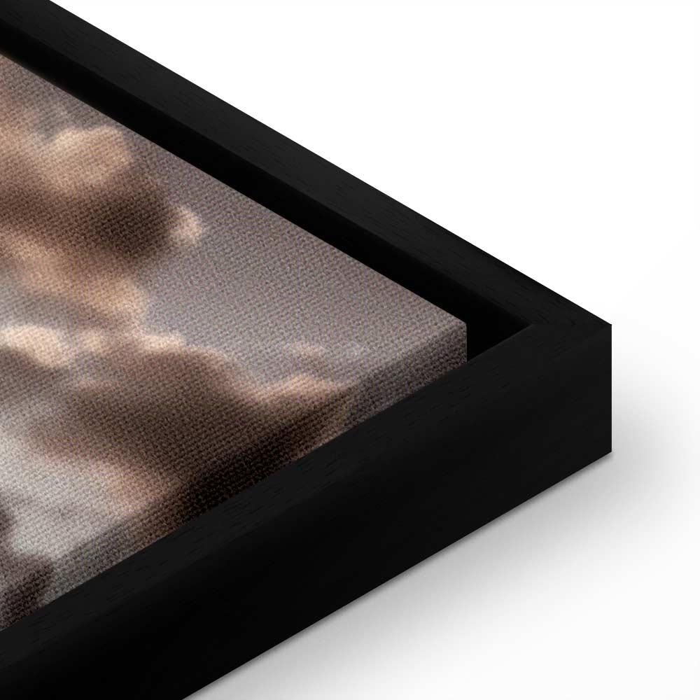 Sea Waves Cloudscape Vertical Canvas Print