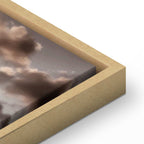 Sea Waves Cloudscape Vertical Canvas Print