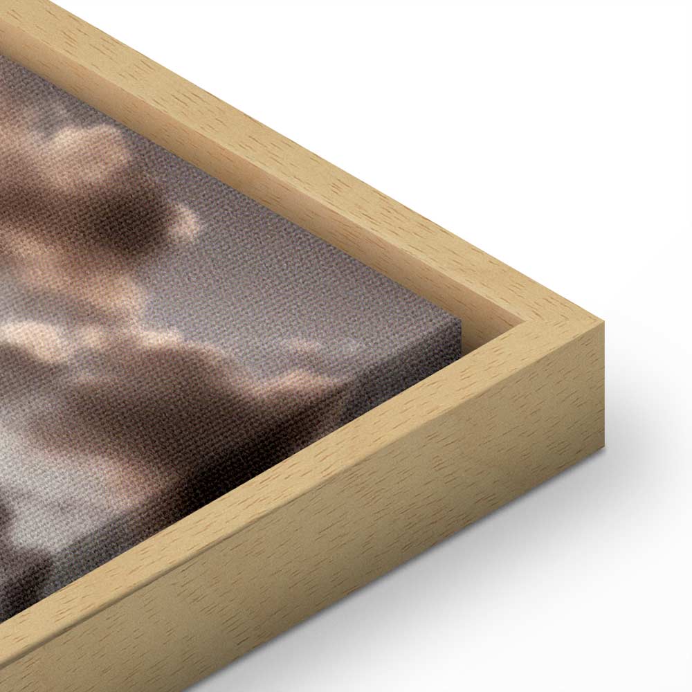 Sea Waves Cloudscape Vertical Canvas Print