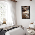 Sea Waves Cloudscape Vertical Canvas Print