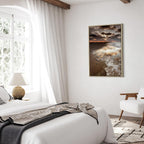 Sea Waves Cloudscape Vertical Canvas Print