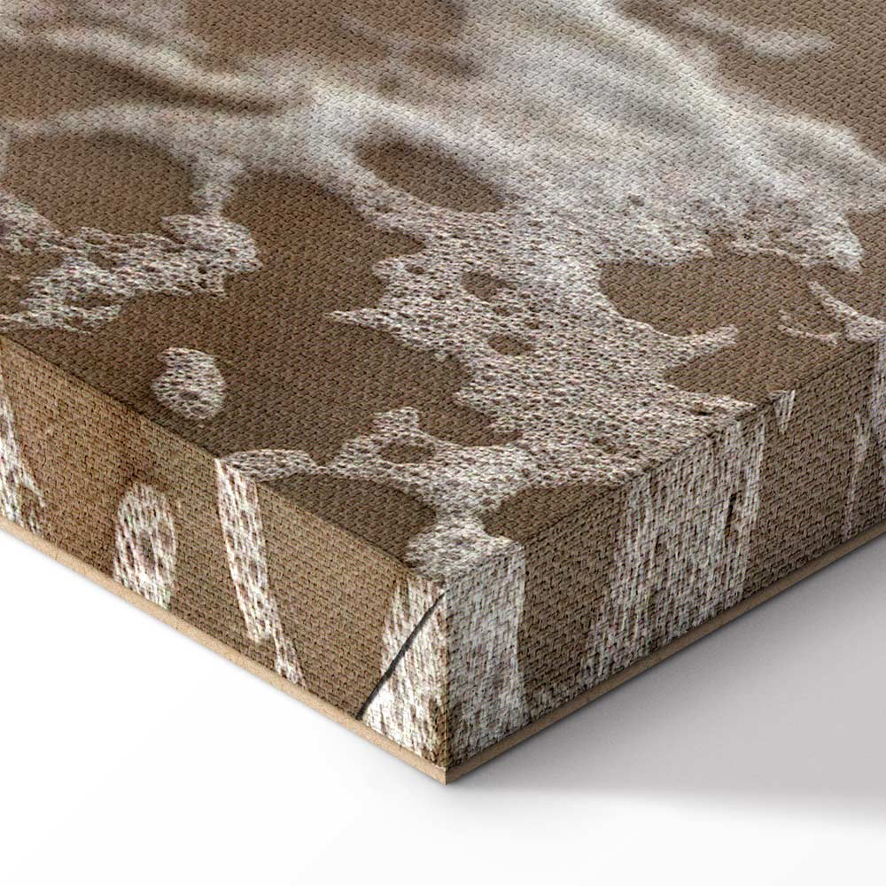 Sea Waves Cloudscape Vertical Canvas Print