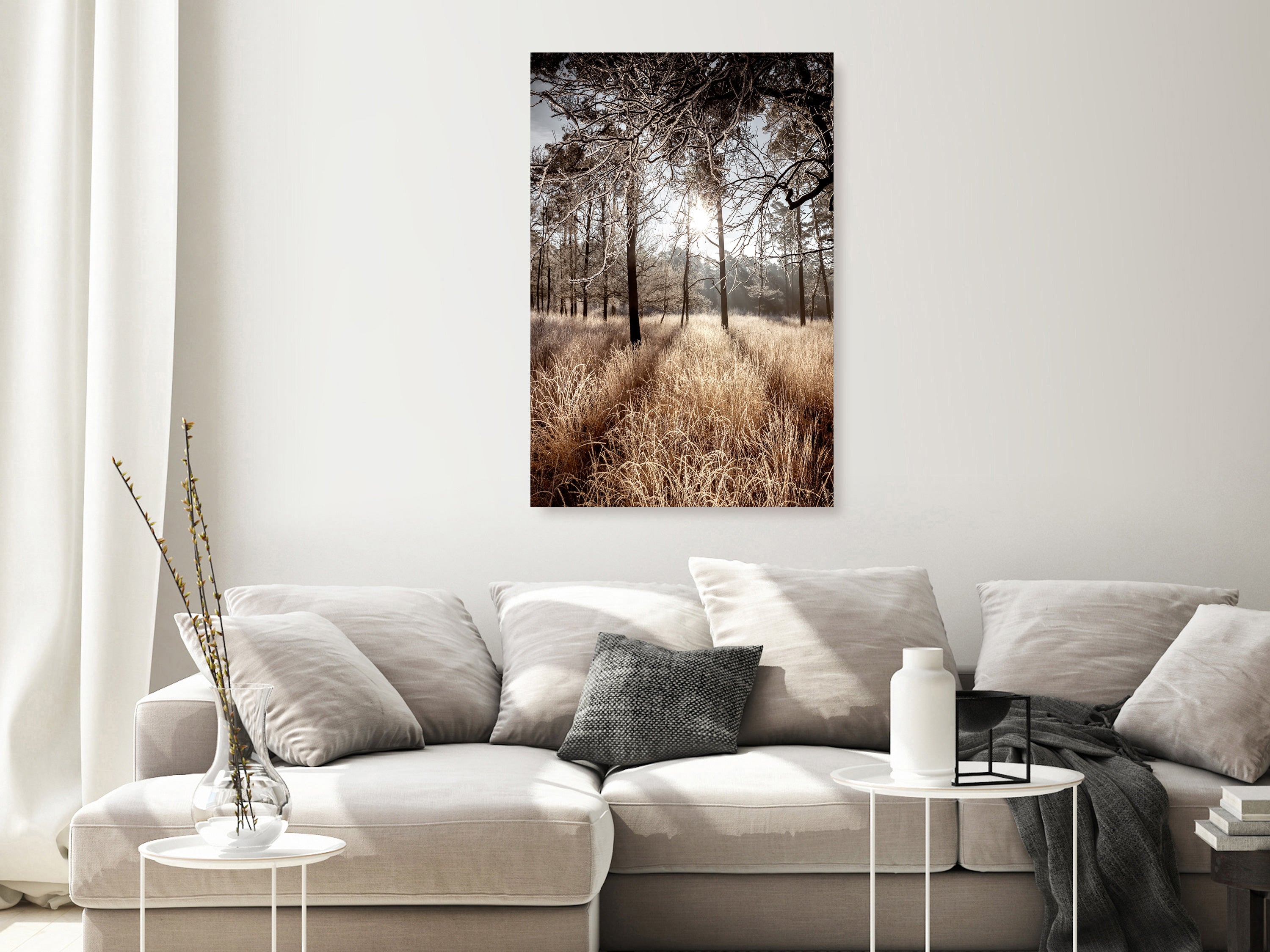 Canvas Print - Straight Into Love (1 Part) Vertical
