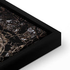 Winter Forest Trees Vertical Canvas Print