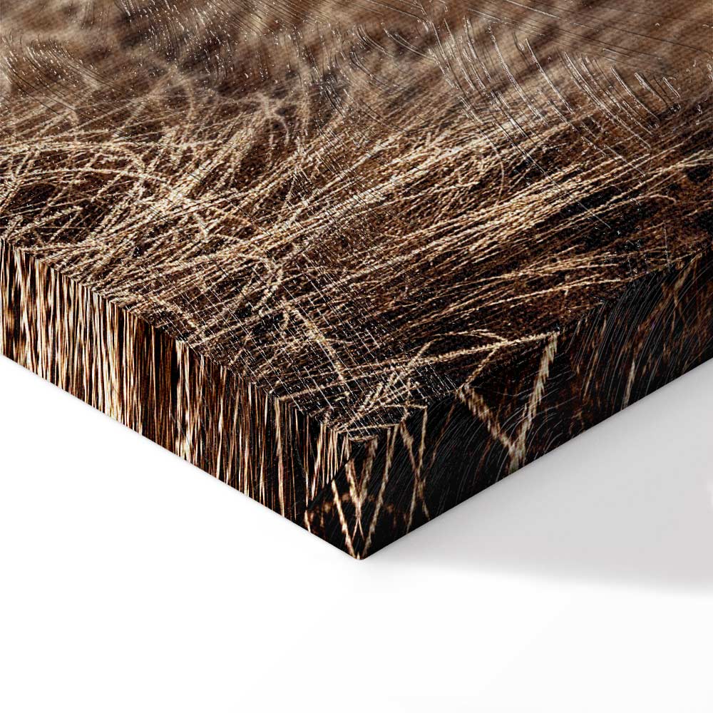 Winter Forest Trees Vertical Canvas Print