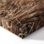 Winter Forest Trees Vertical Canvas Print