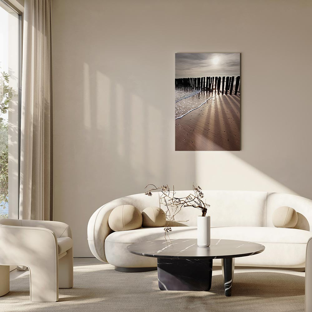 Hopeful Winter Seascape Canvas Print