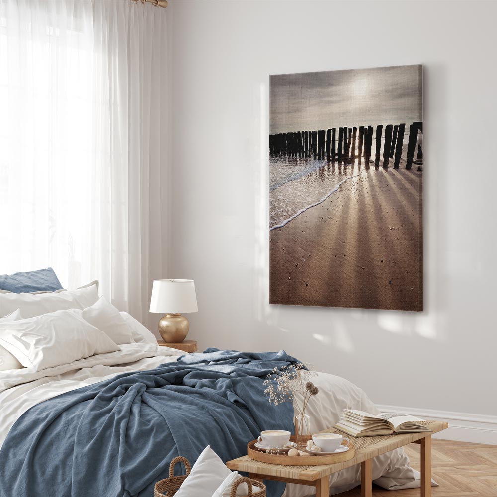 Hopeful Winter Seascape Canvas Print