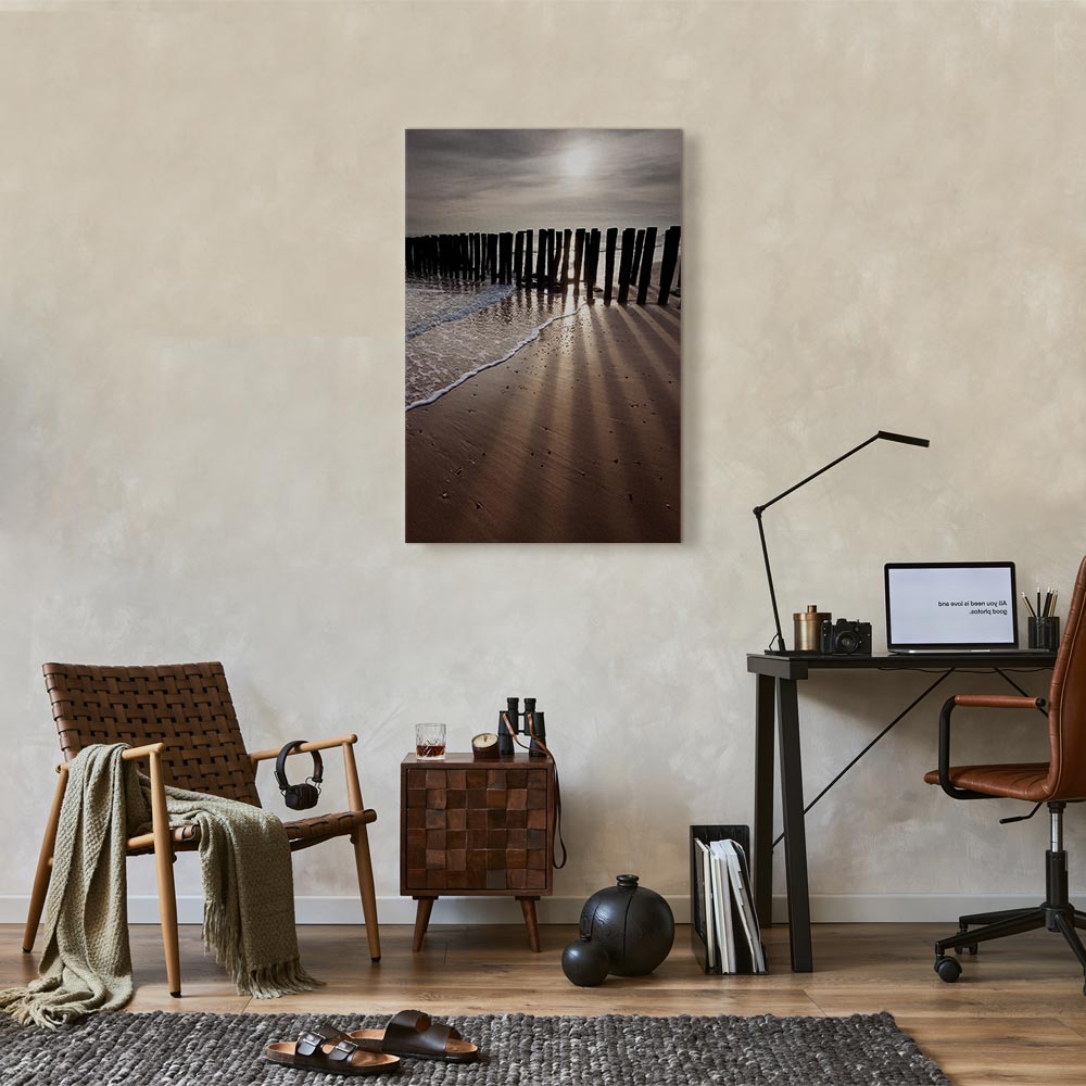 Hopeful Winter Seascape Canvas Print