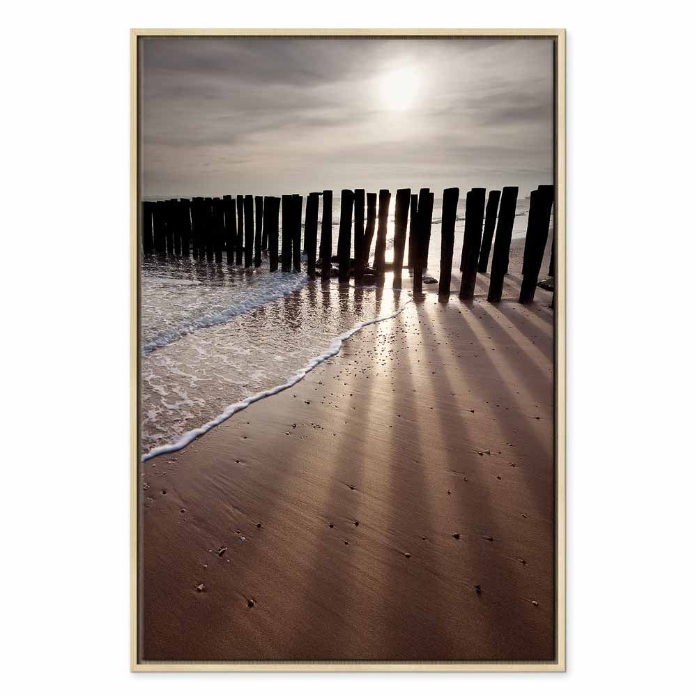 Hopeful Winter Seascape Canvas Print