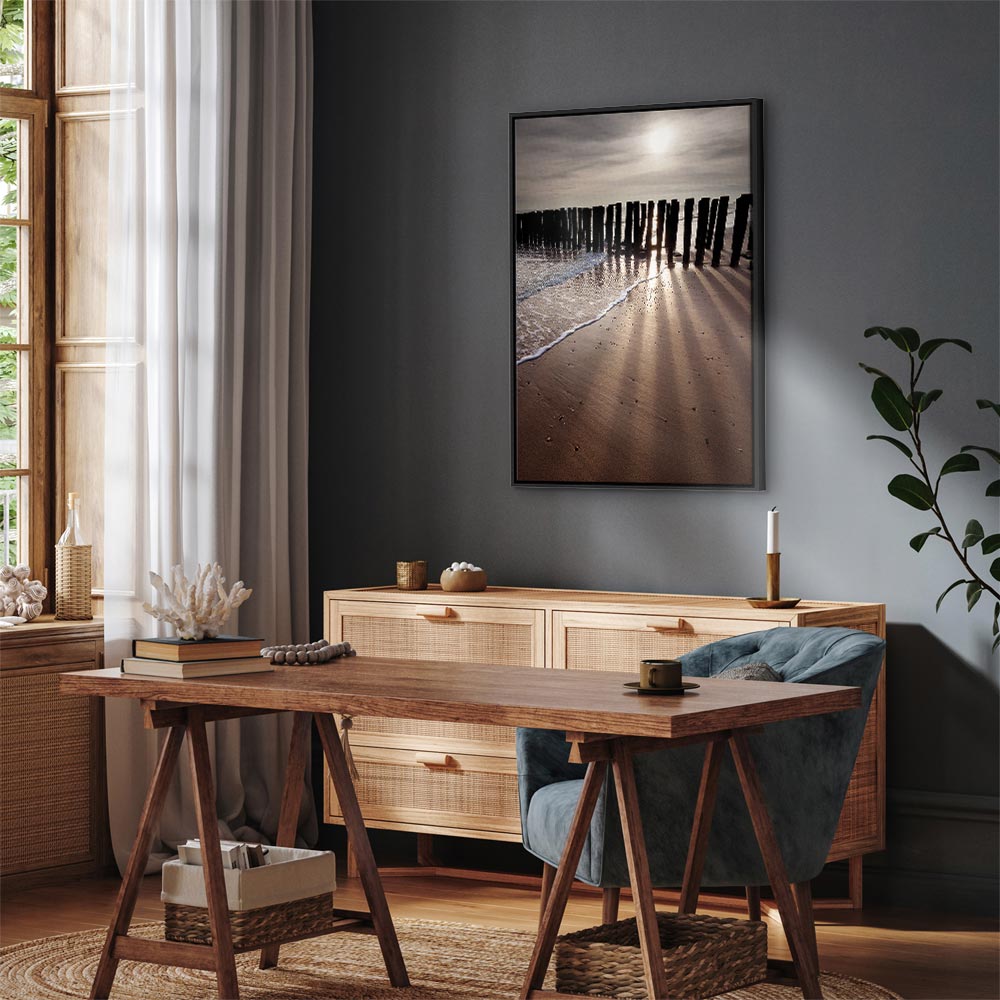 Hopeful Winter Seascape Canvas Print