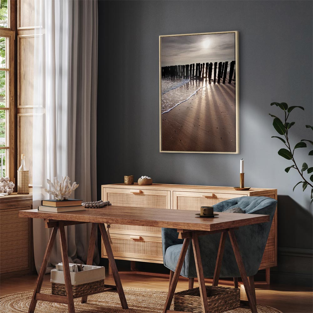 Hopeful Winter Seascape Canvas Print