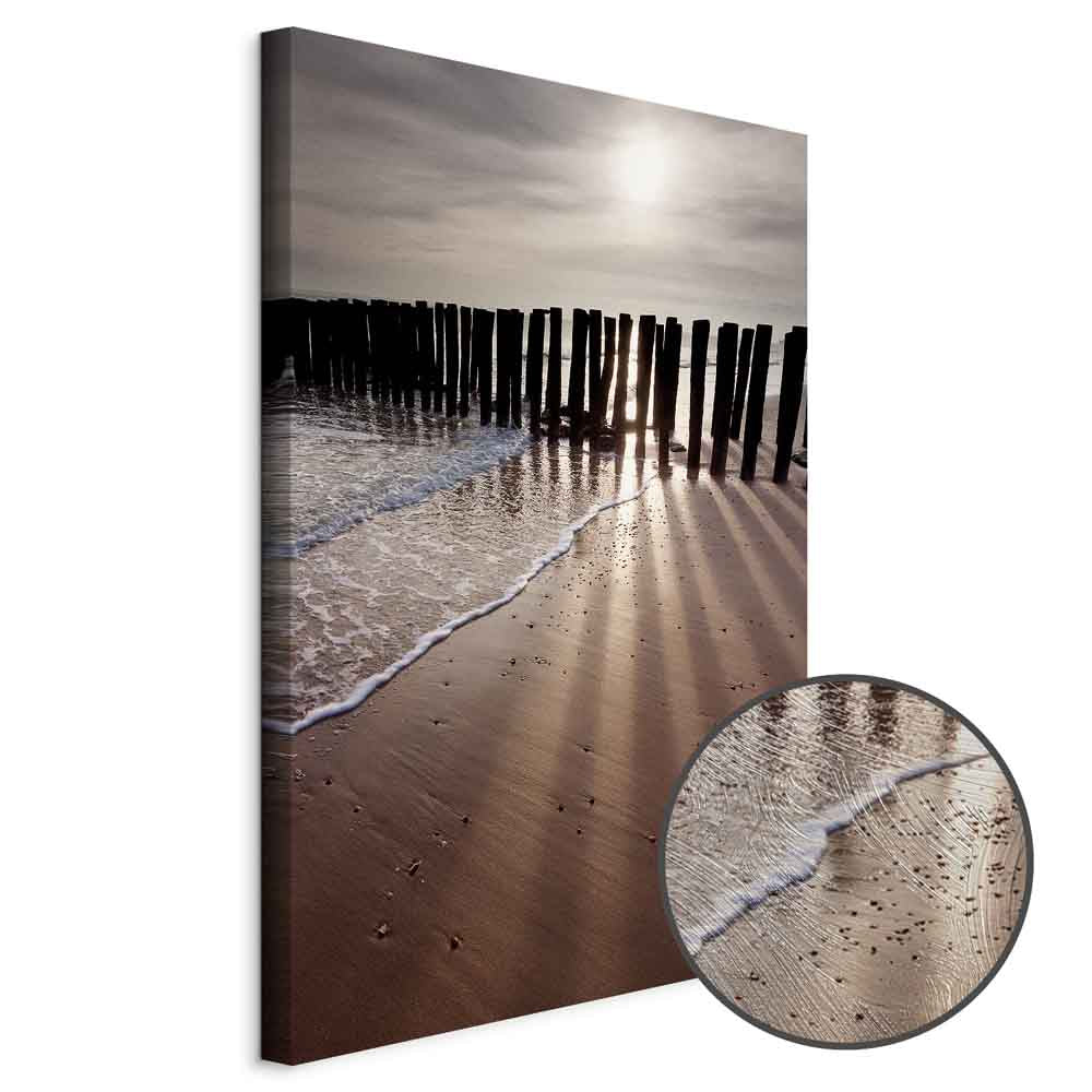 Hopeful Winter Seascape Canvas Print