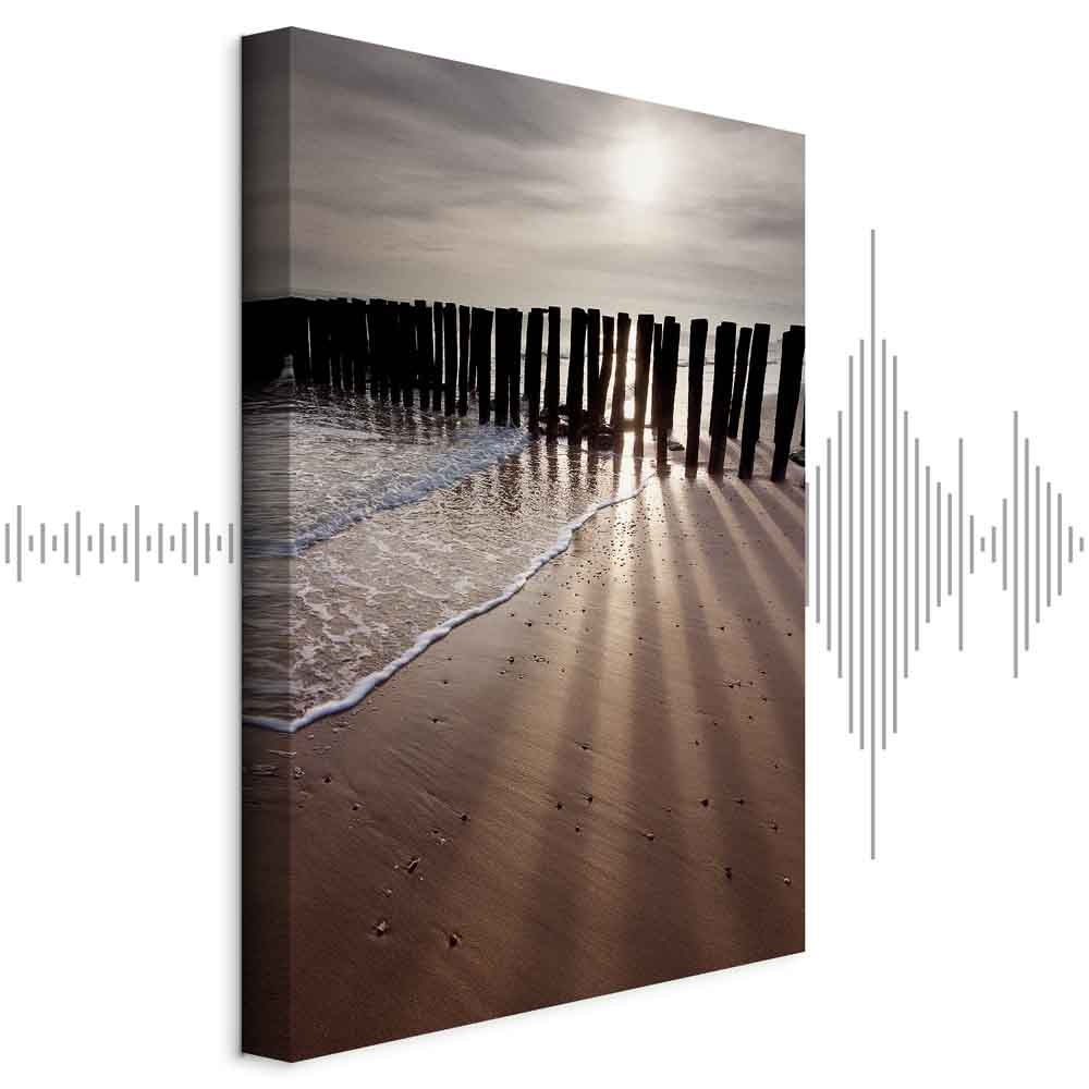 Hopeful Winter Seascape Canvas Print