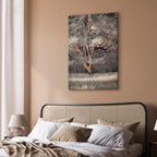 Winter Forest Trees Landscape Canvas Print