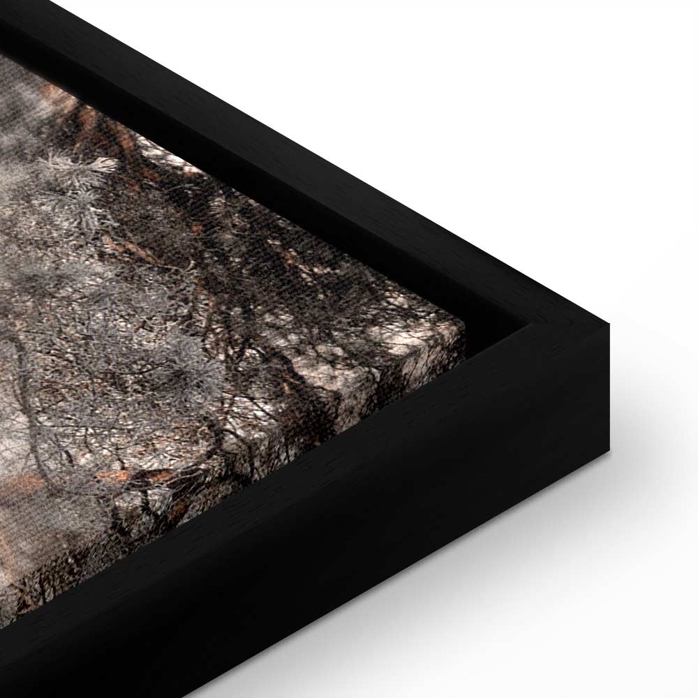 Winter Forest Trees Landscape Canvas Print