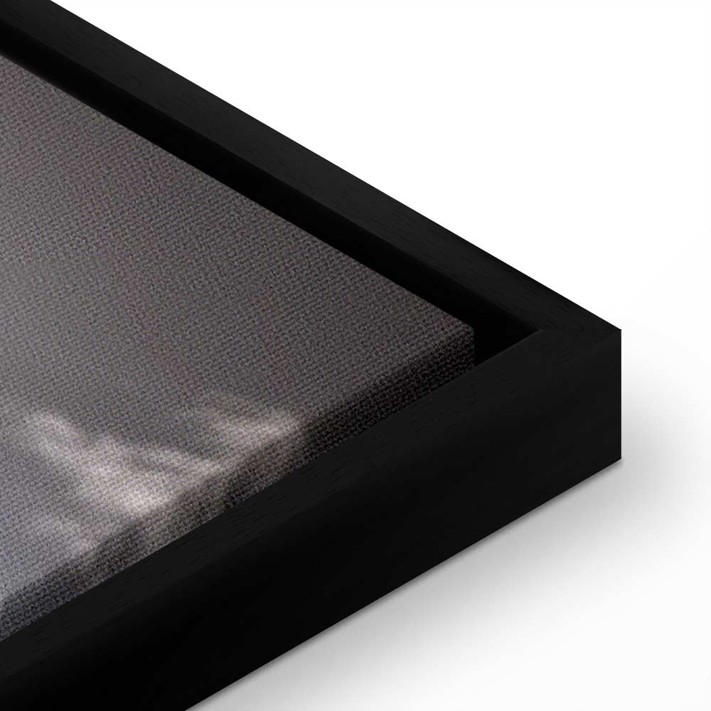 Clouded Sky Landscape Vertical Canvas Print