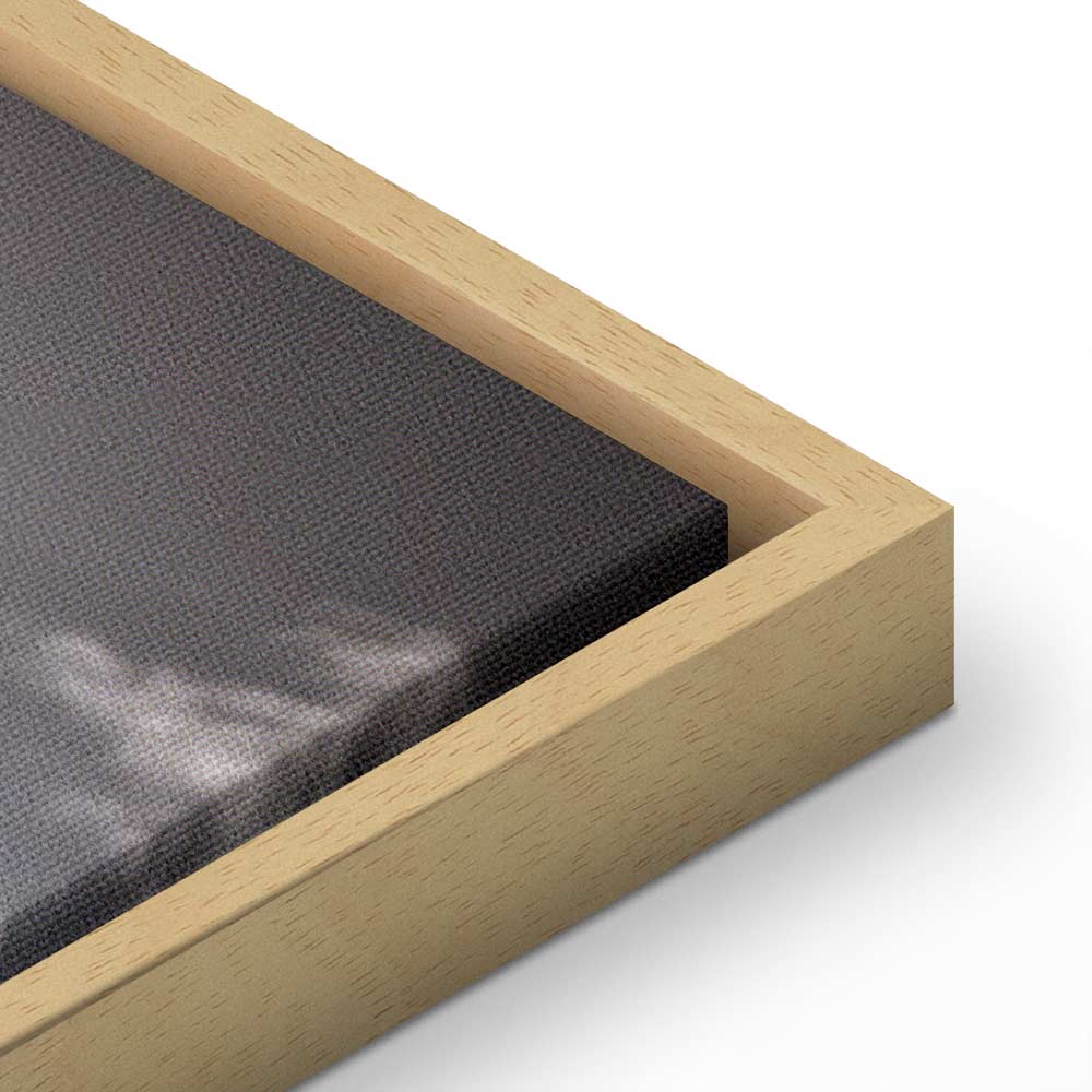 Clouded Sky Landscape Vertical Canvas Print