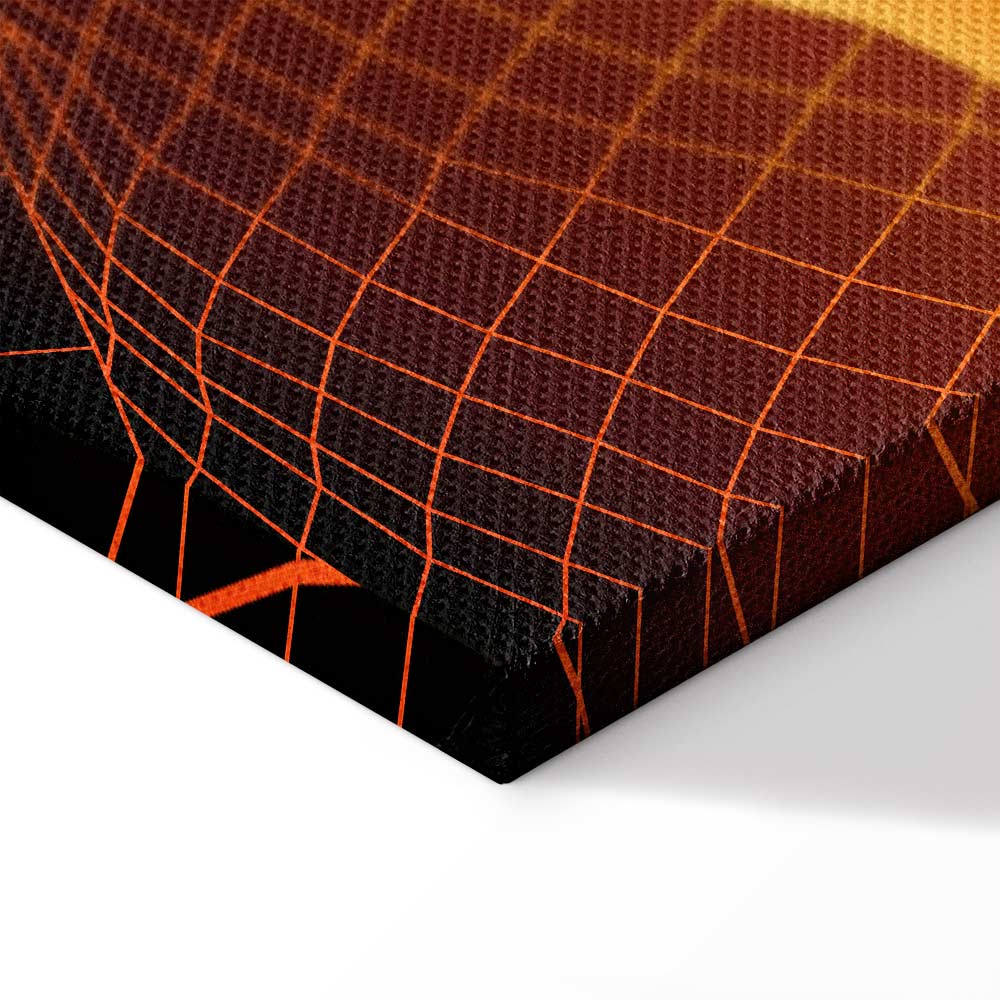 Futuristic Sky Landscape Canvas Print