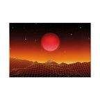 Futuristic Sky Landscape Canvas Print