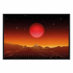 Futuristic Sky Landscape Canvas Print