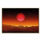 Futuristic Sky Landscape Canvas Print