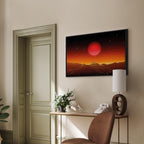 Futuristic Sky Landscape Canvas Print
