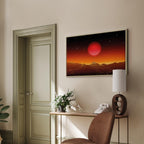Futuristic Sky Landscape Canvas Print
