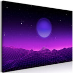 Canvas Print Futuristic Landscape 2 Wide (1 Part)