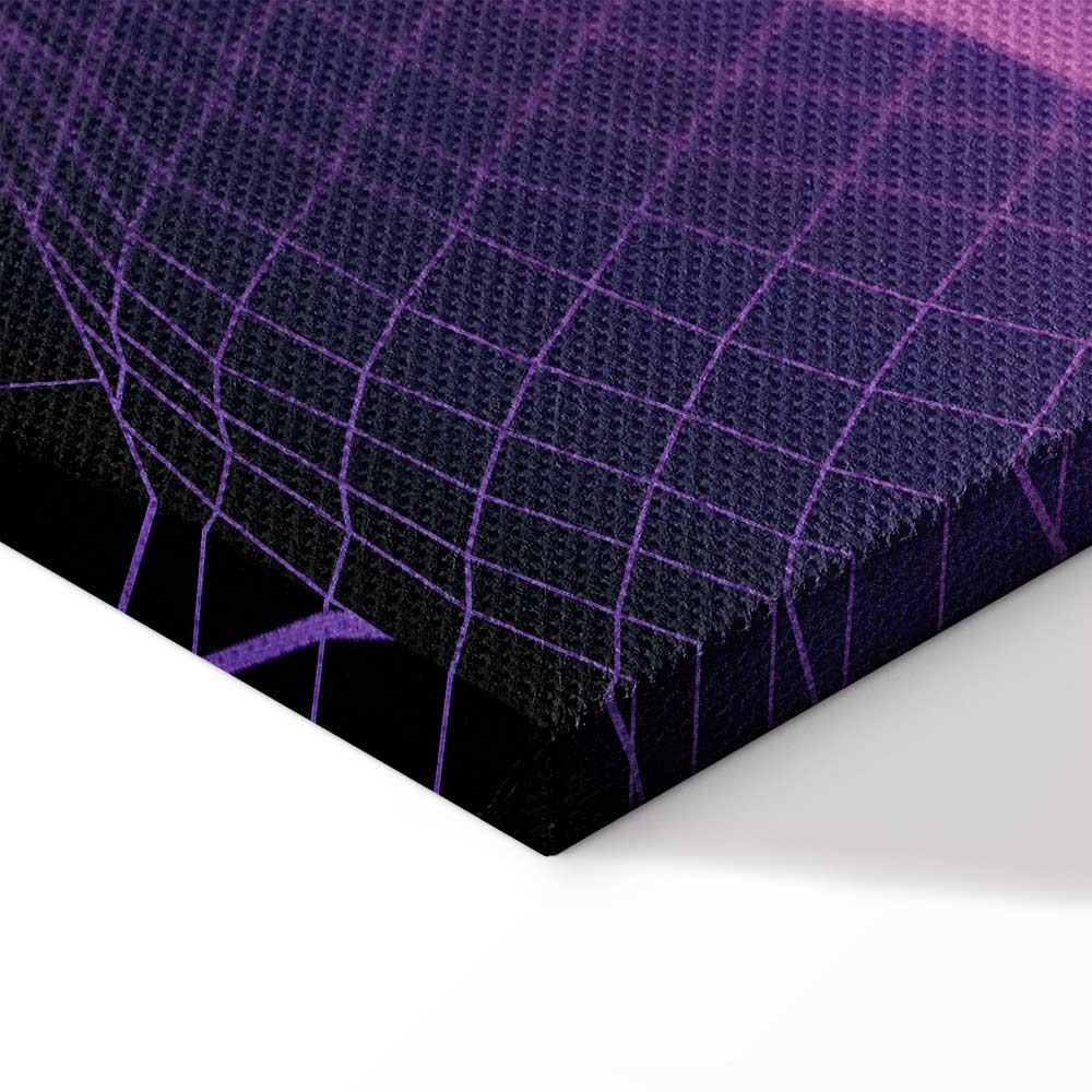 Futuristic Cosmos Landscape Canvas Print