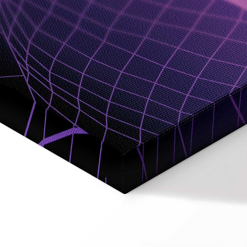 Futuristic Cosmos Landscape Canvas Print