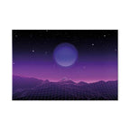Futuristic Cosmos Landscape Canvas Print