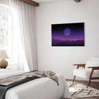 Futuristic Cosmos Landscape Canvas Print