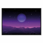 Futuristic Cosmos Landscape Canvas Print